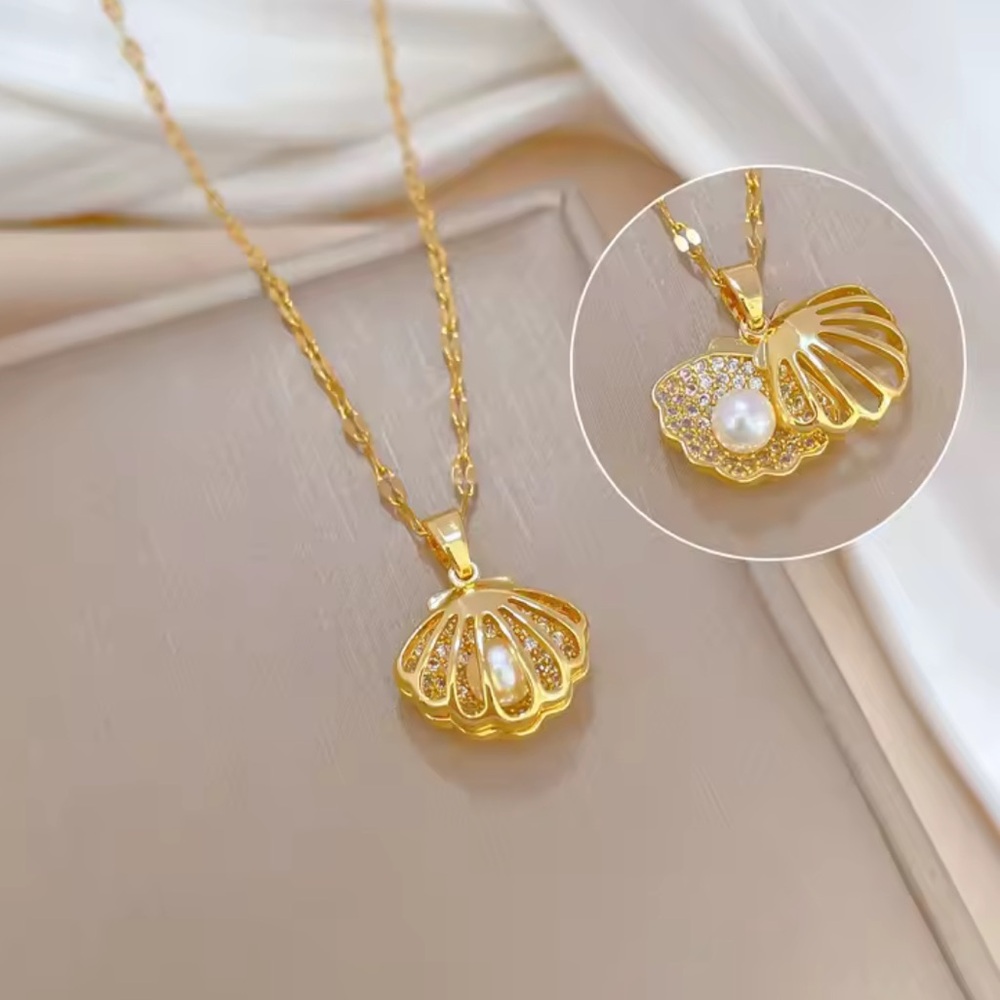 Stainless steel shell Necklace